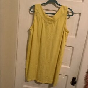 Vibrant Yellow Relaxed Tank Top